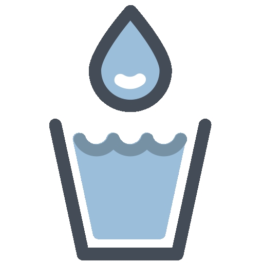 Drinking water icon